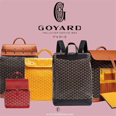 goyard backpaxk|goyard bag price list.